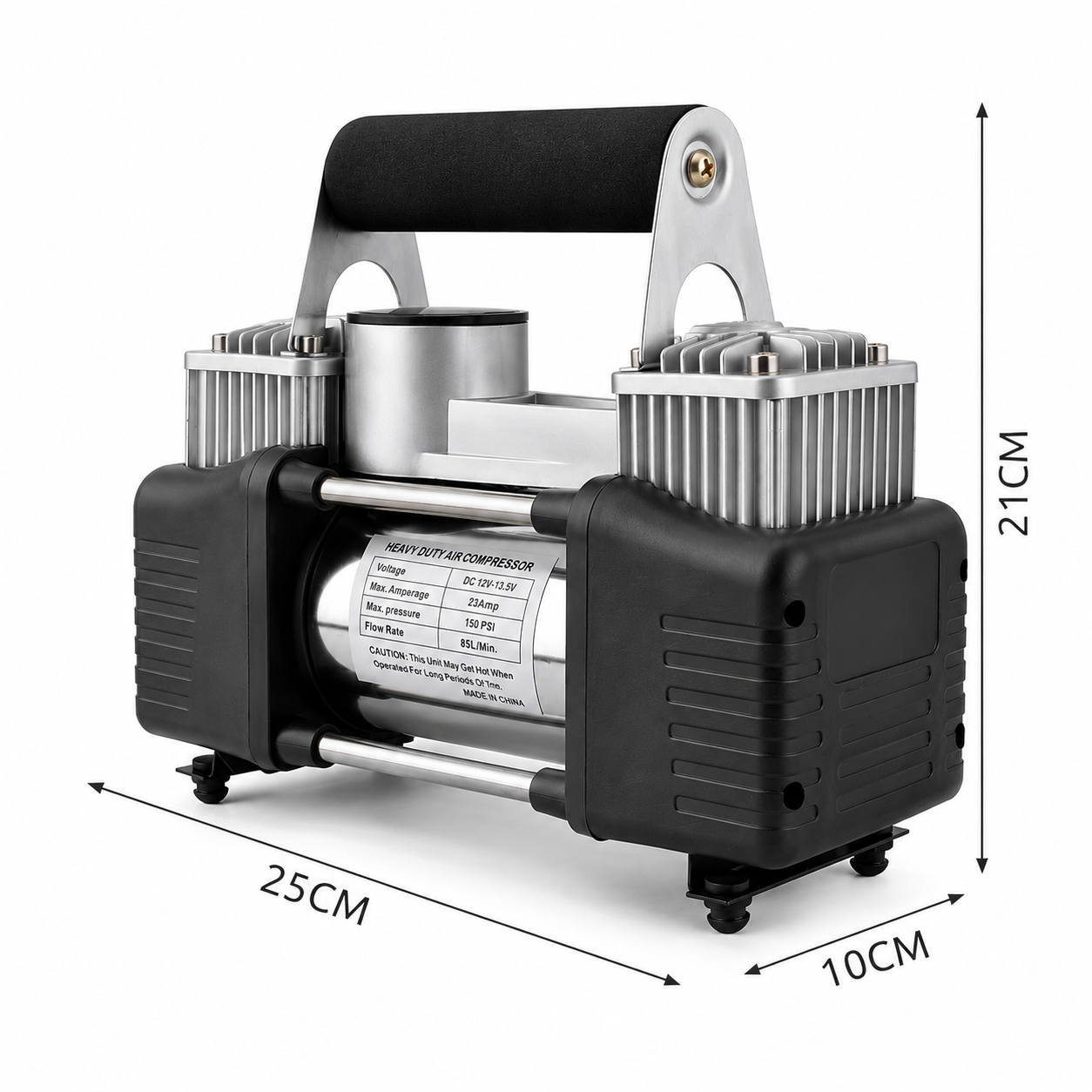 Двуцилиндров Компресор за гуми 12V